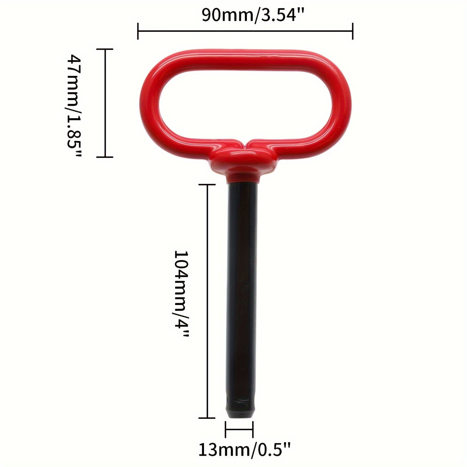 1pc Tractor Towing Hitch Pin And Clip 1 2 X 4 Inch Trailer Gate Pin