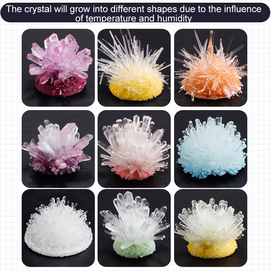 Crystal Planting Experiments Science Toys DIY Growable Crystals Set