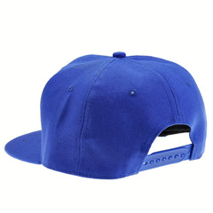 Solid Flat Brim Baseball Cap Hip Hop Peaked Cap