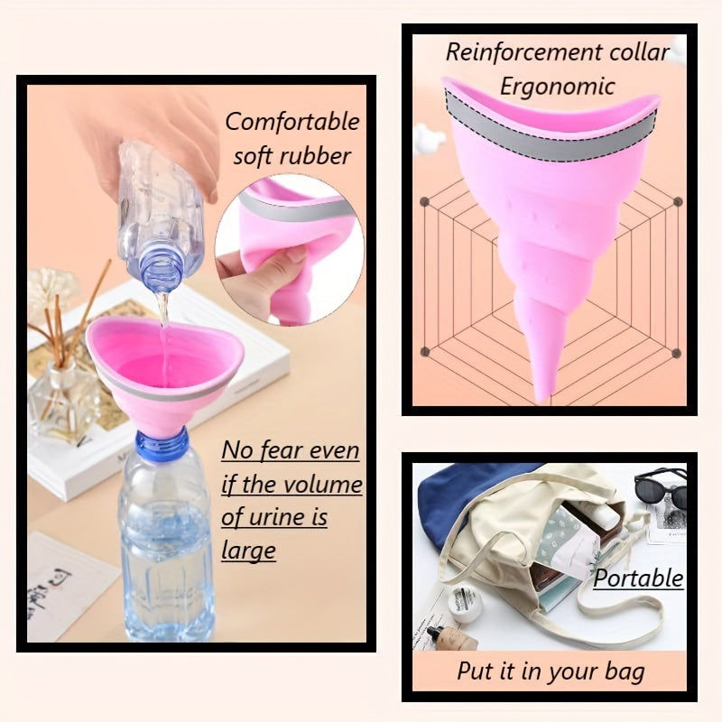 Female Urination Device Silicone Funnel Bag
