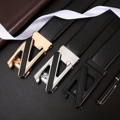 Men's Business Belt Youth Suit Belt Button Style