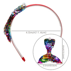Sequin Fishtail Headband for Girls