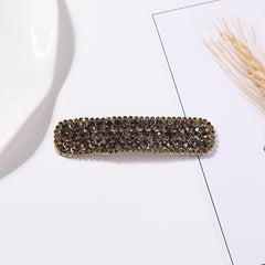 Rhinestone Snap Clip Glitter Style Hair Clip For Women Girls