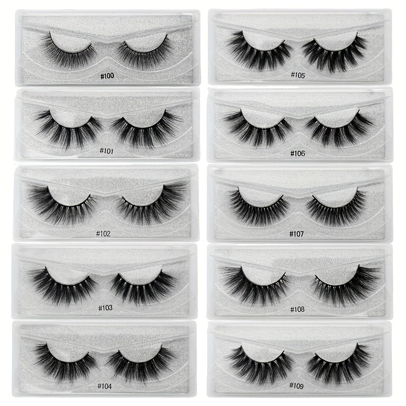 Soft & Fluffy 3D False Eyelashes for a Natural Look