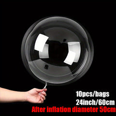 10pcs Transparent Balloon Inflatable Balloons Wedding Birthday Party Decoration
