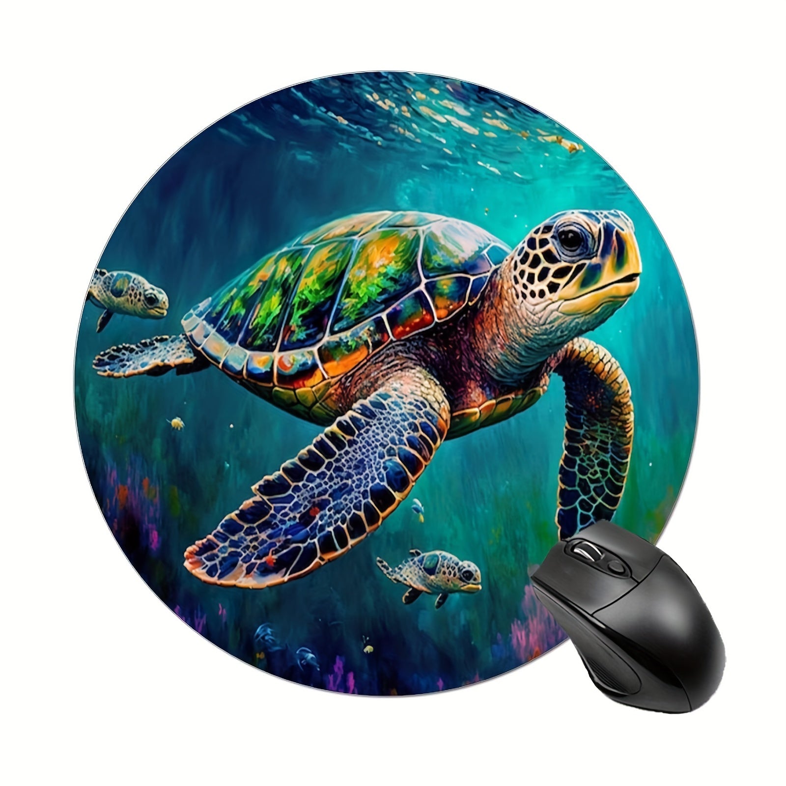 Sea Turtle Gaming Mouse Pad for Women and Girls