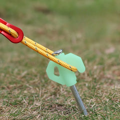 Luminous Canopy Ground Nails Tent Pegs Stakes for Camping