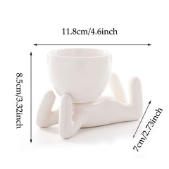 Nordic Succulent Plant Pot Ceramic Ornaments for Office