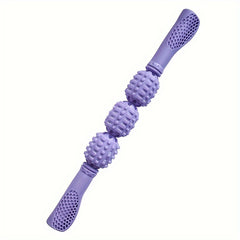 Handheld Massage Stick 39cm Muscle Roller Pink