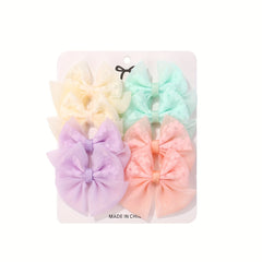8pcs Baby Girls Bow Hair Clip Party Hair Accessories Sets