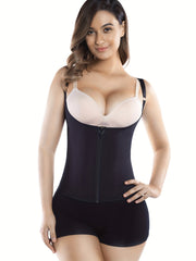 Zipper Shaping Cami Tops Waist Trainer Tummy Control