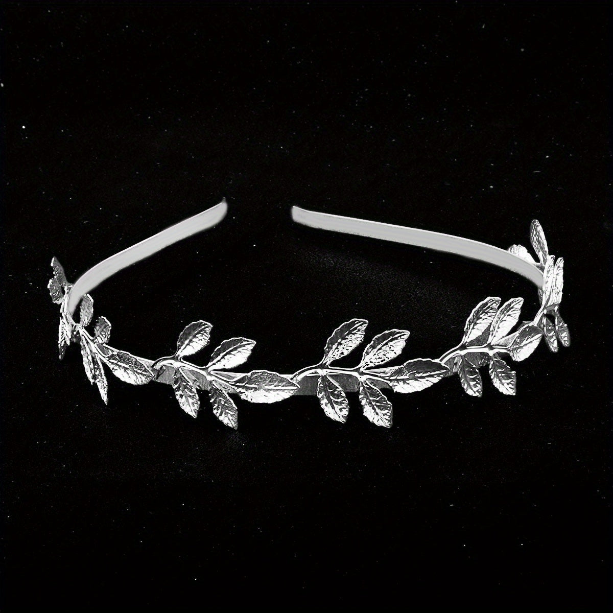 Golden Leaf Headband for Western Bride