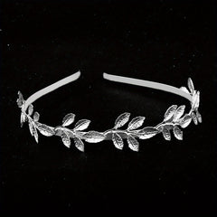 Golden Leaf Headband for Western Bride