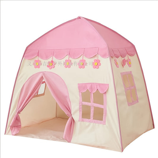 Kids Indoor Play House Field Grid Baby Room Tent Oxford Cloth Toy House