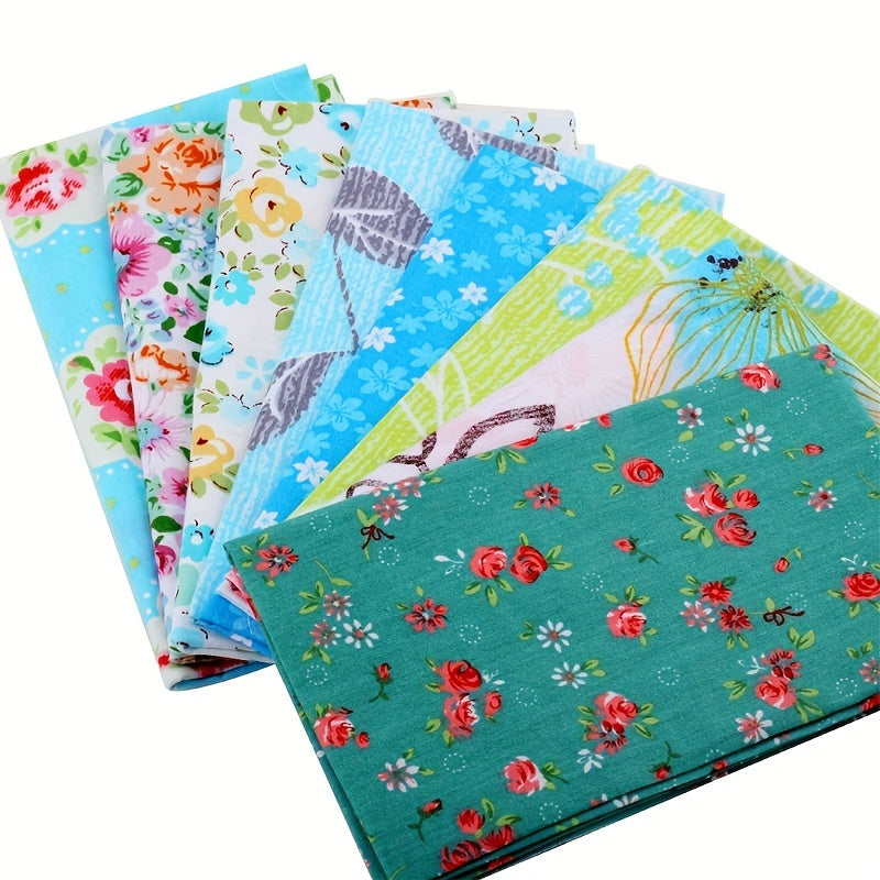 25pcs Random Patchwork DIY Quilted Fabric Set for Clothing and Home Decor
