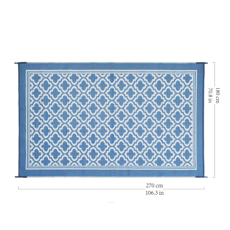 5x8ft Outdoor Rug Carpet Patio RV Camping Waterproof Reversible UV Resistant