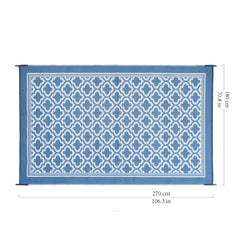 5x8ft Outdoor Rug Carpet Patio RV Camping Waterproof Reversible UV Resistant