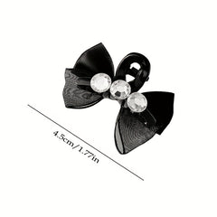Mesh Rhinestone Hair Clip Claw Clips Headwear Girls Kids Hair Accessories