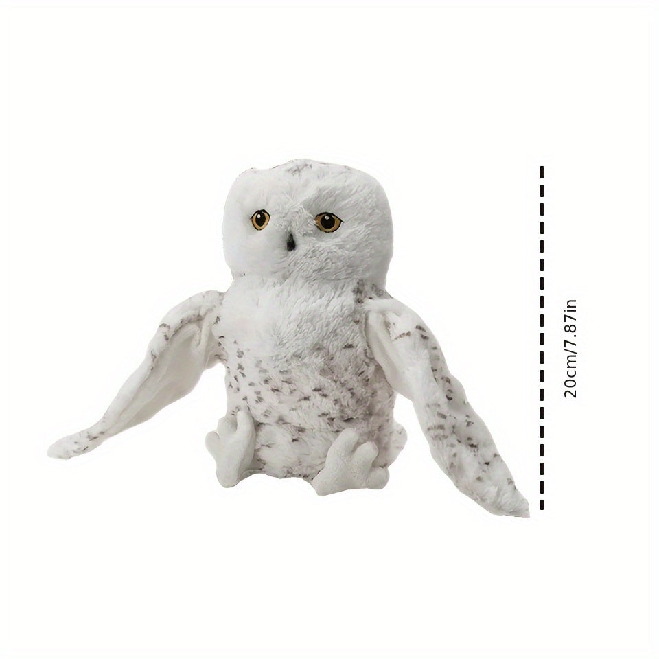 Snowy Owl Hand Puppets 7.87in for Family Role Playing
