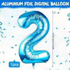 Number Balloon Birthday Party Decor Foil Balloon Large Number Balloons