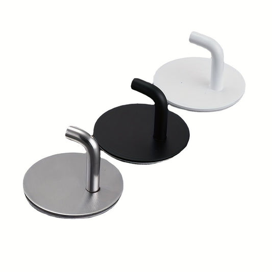 Self Adhesive Hook Wall Hook Rack Towel Hook Stainless Steel Coat Hook