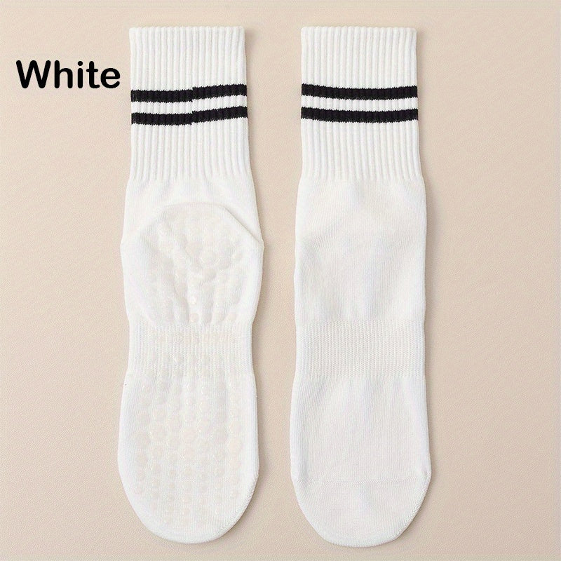 Non slip Yoga Socks Striped Silicone Dance Socks Breathable