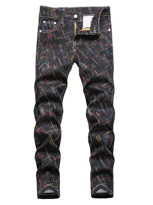 Boys Stripes Jeans Denim Pants Street Hip Hop Style