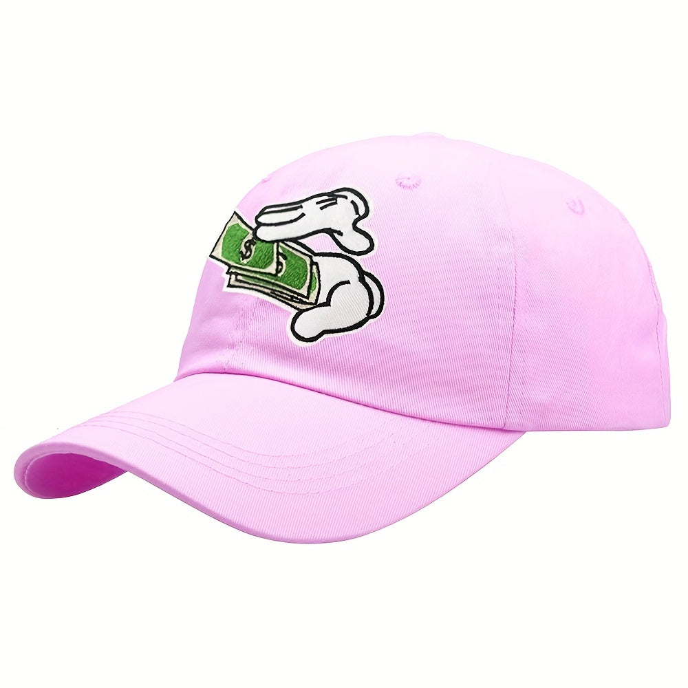 Euramerican Embroidered Money Cap Men's Women's Sun Hat