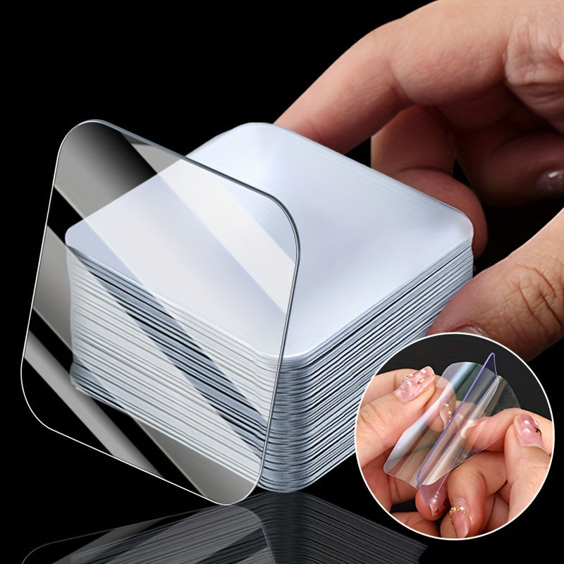 10pcs Nano Double Sided Glue Acrylic Tape Waterproof Non Slip Patch