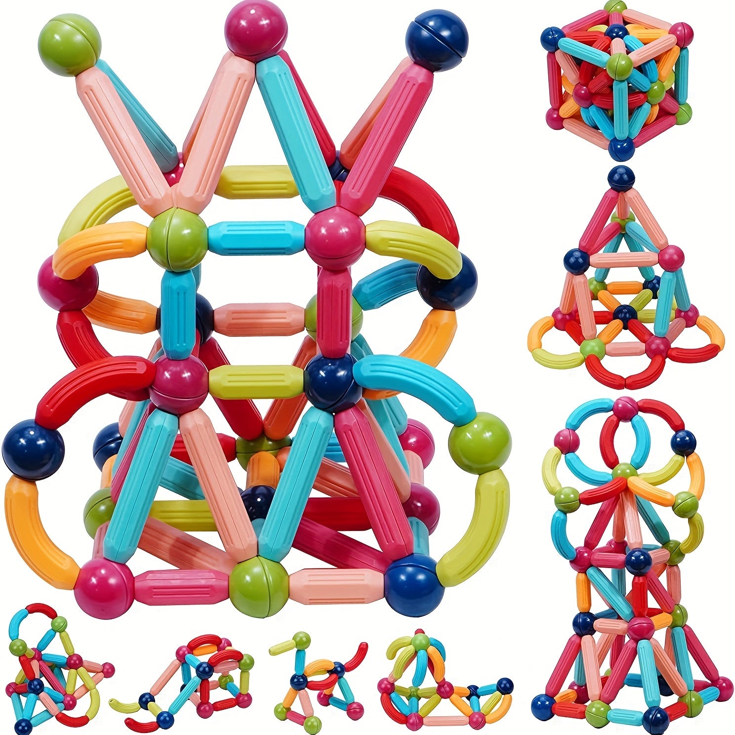 Magnetic Building Block Constructor Set for Kids