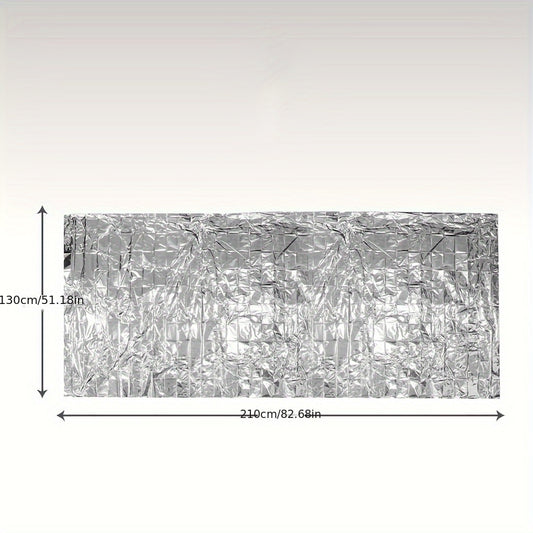 Outdoor First Aid Thermal Blanket 130 Double sided Silvery Survival Blanket
