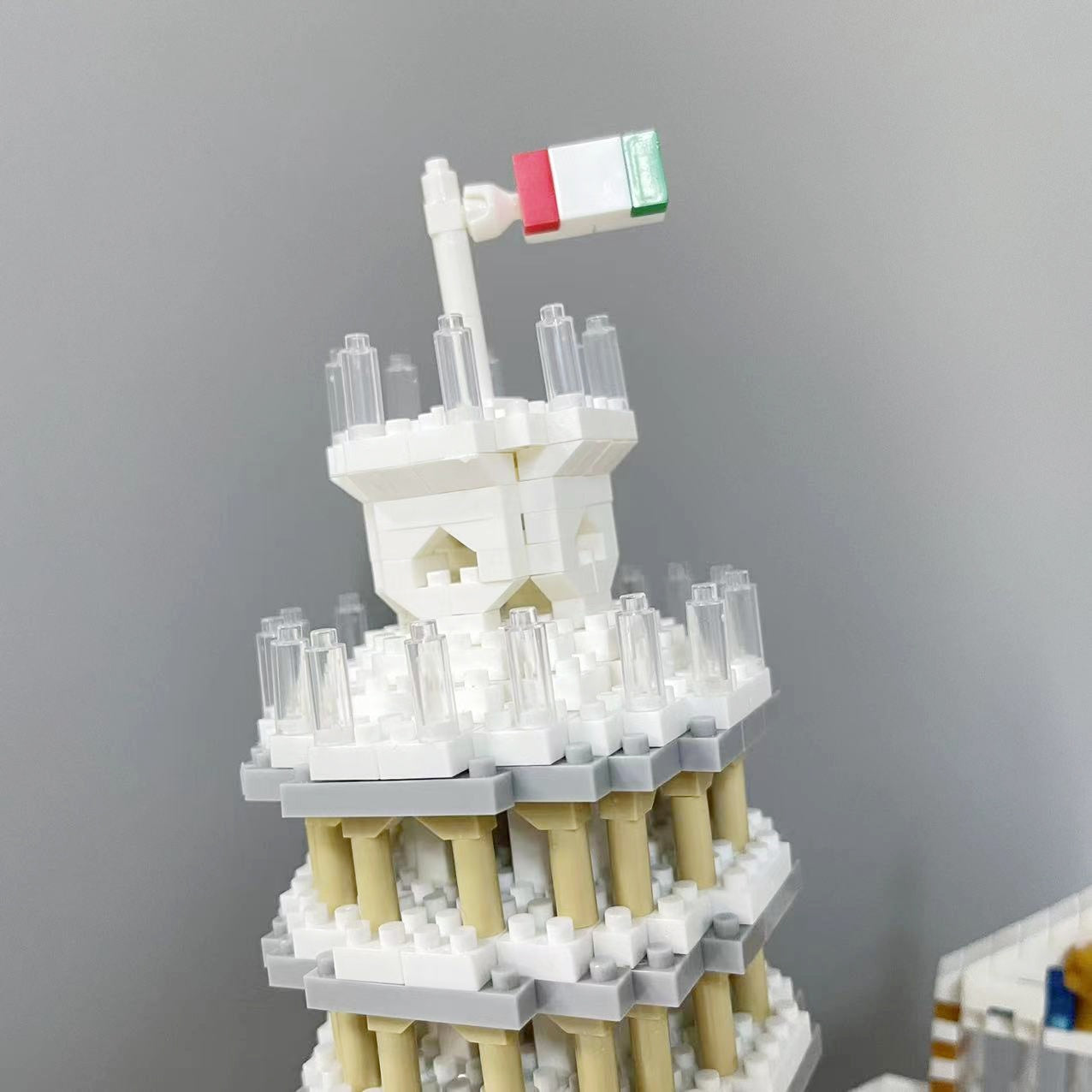 1649pcs Leaning Tower of Pisa Building Block Model Toy