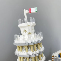 1649pcs Leaning Tower of Pisa Building Block Model Toy