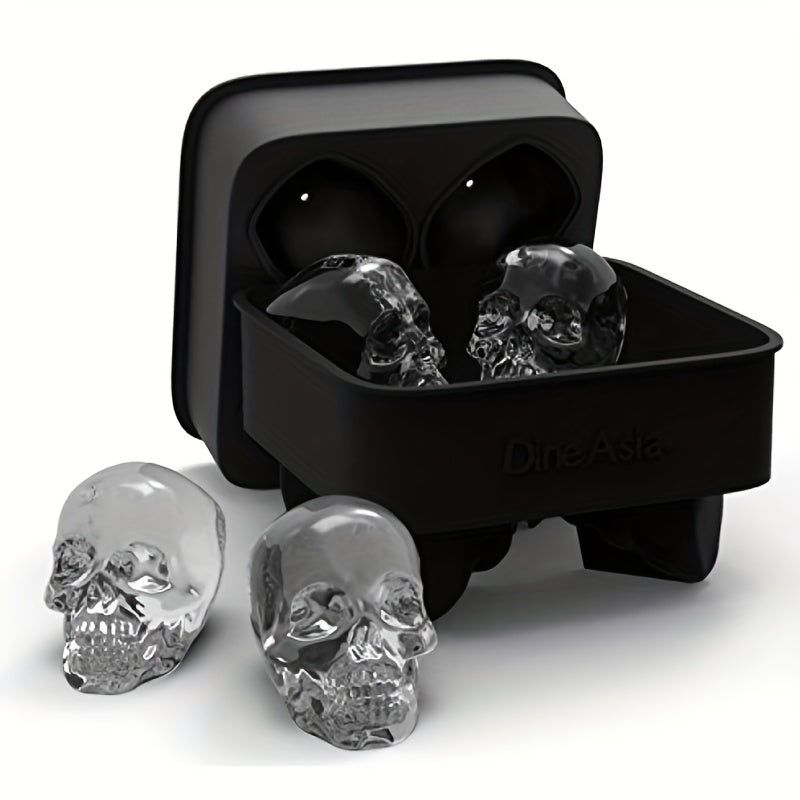 Skull Ice Ball Mold Silicone Flexible Ice Cube Trays