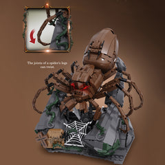 1000pcs Eight eyed Spider building block toy set Dark Forest Series