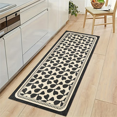 Boho Style Washable Rug Crystal Velvet Floor Mat