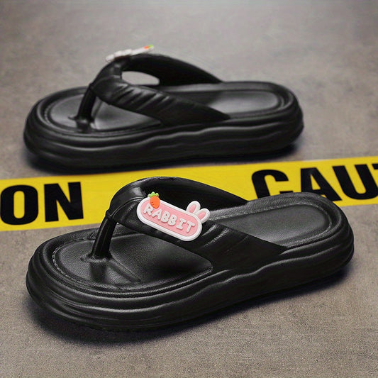 Women's Thick Bottom Sport Flip Flops