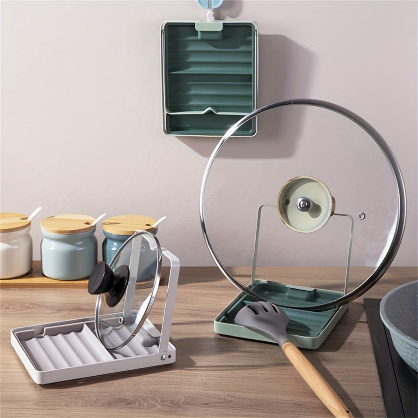 Kitchen Spoon Holders Pot Lid Holder Kitchen Accessories Fork Spatula Rack