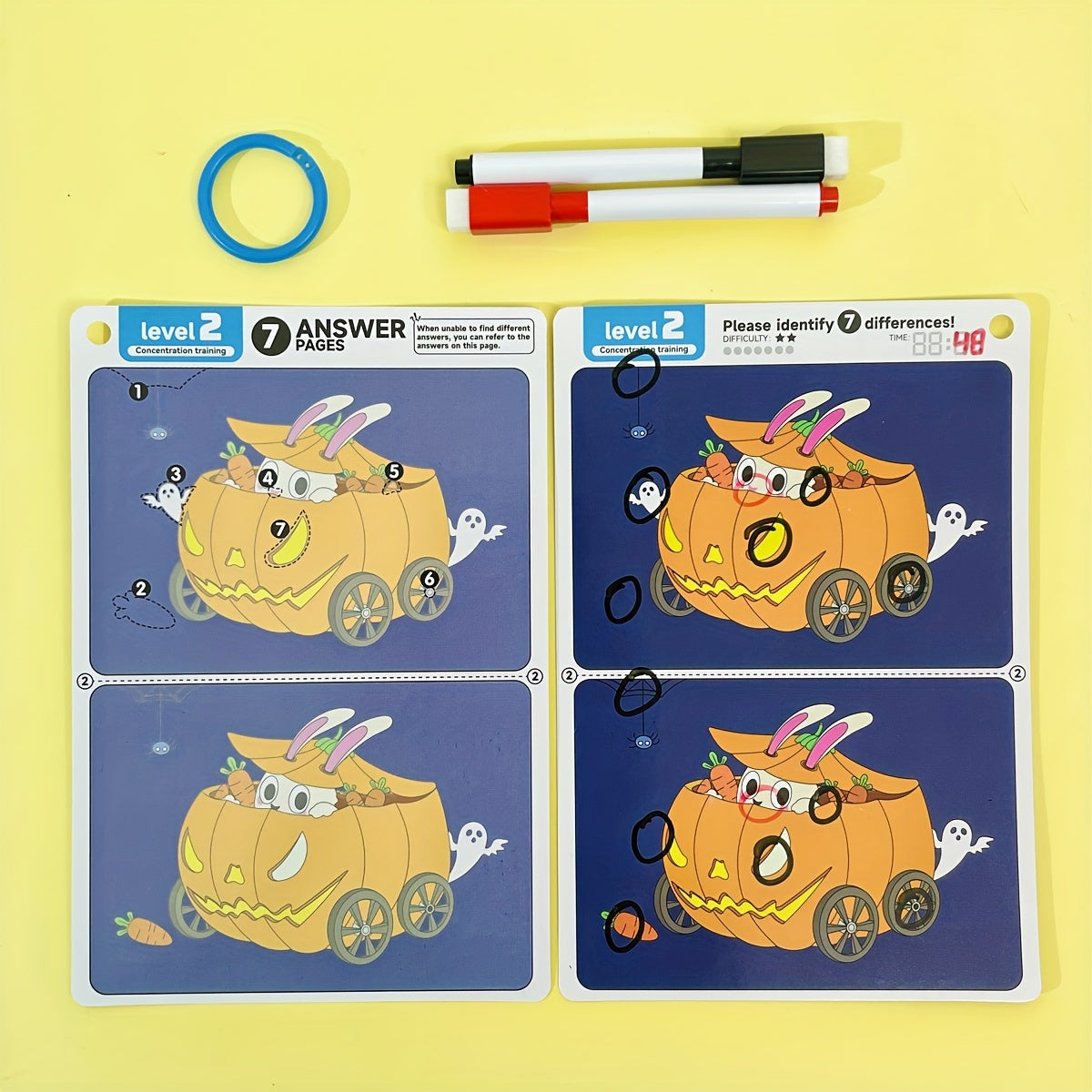 What's Missing Thinking Game Cards - Family Party Board Game - Ages 3+