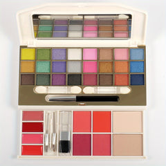 Bilayer Makeup Kit 34 Multifunctional Palette 24 Shimmer Eyeshadow
