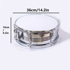 14x5.5 Snare Drum Set Steel Shell with 8 Lugs - Student Kit