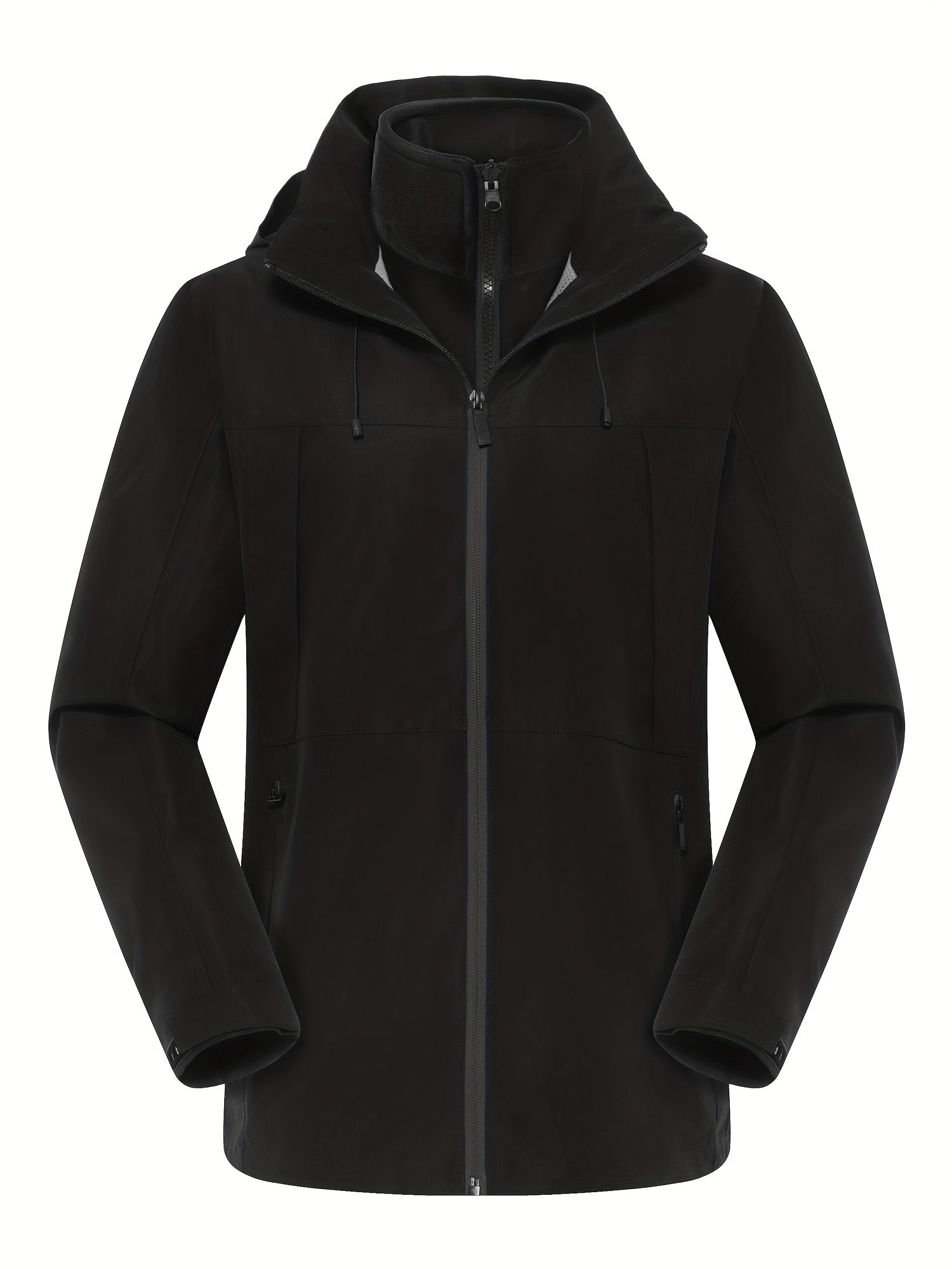 3-In-1 Waterproof Zipper Pocket Women's Outdoor Sports Jacket