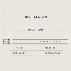 Bullet Rivet Punk Belt Y2K PU Leather Belt Unisex
