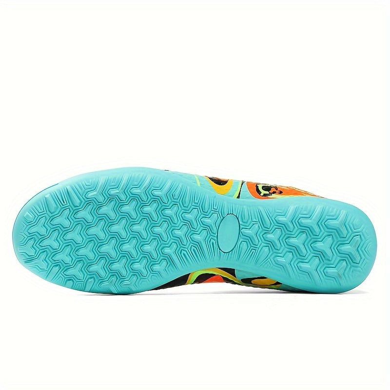 Boy's High Top Turf Football Boots TF Soccer Cleats
