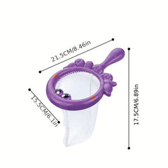 Kids Fishing Bath Toy Set with Fish Net and Spray Fish