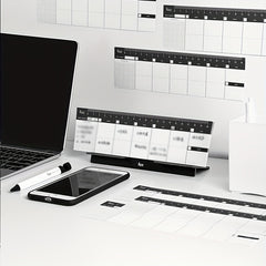 Scaffold Notepad with Ruler Week Planner