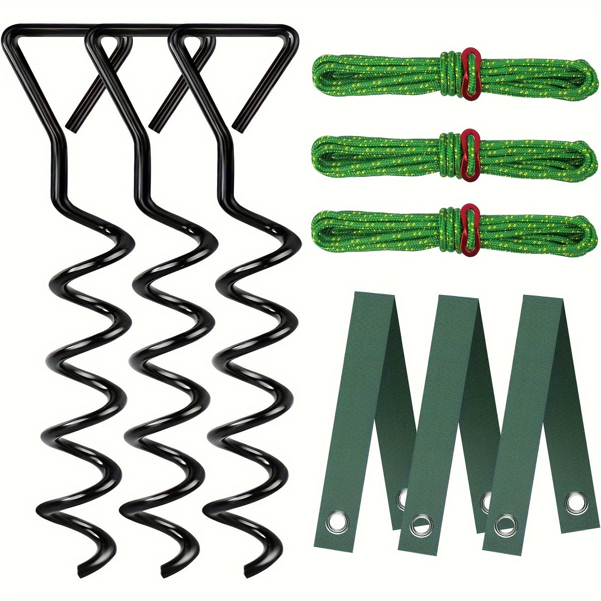 Heavy Duty Spiral Tree Stakes for Young Trees Protection
