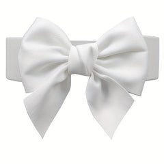 Bowknot Elastic Girdle Women's Waistband Belt Dress Acces