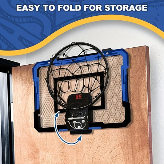 Kids Indoor Basketball Frame with LED Electronic Scoring