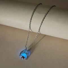 Bat Glow-in-the-Dark Jewelry Set Halloween Gift for Women